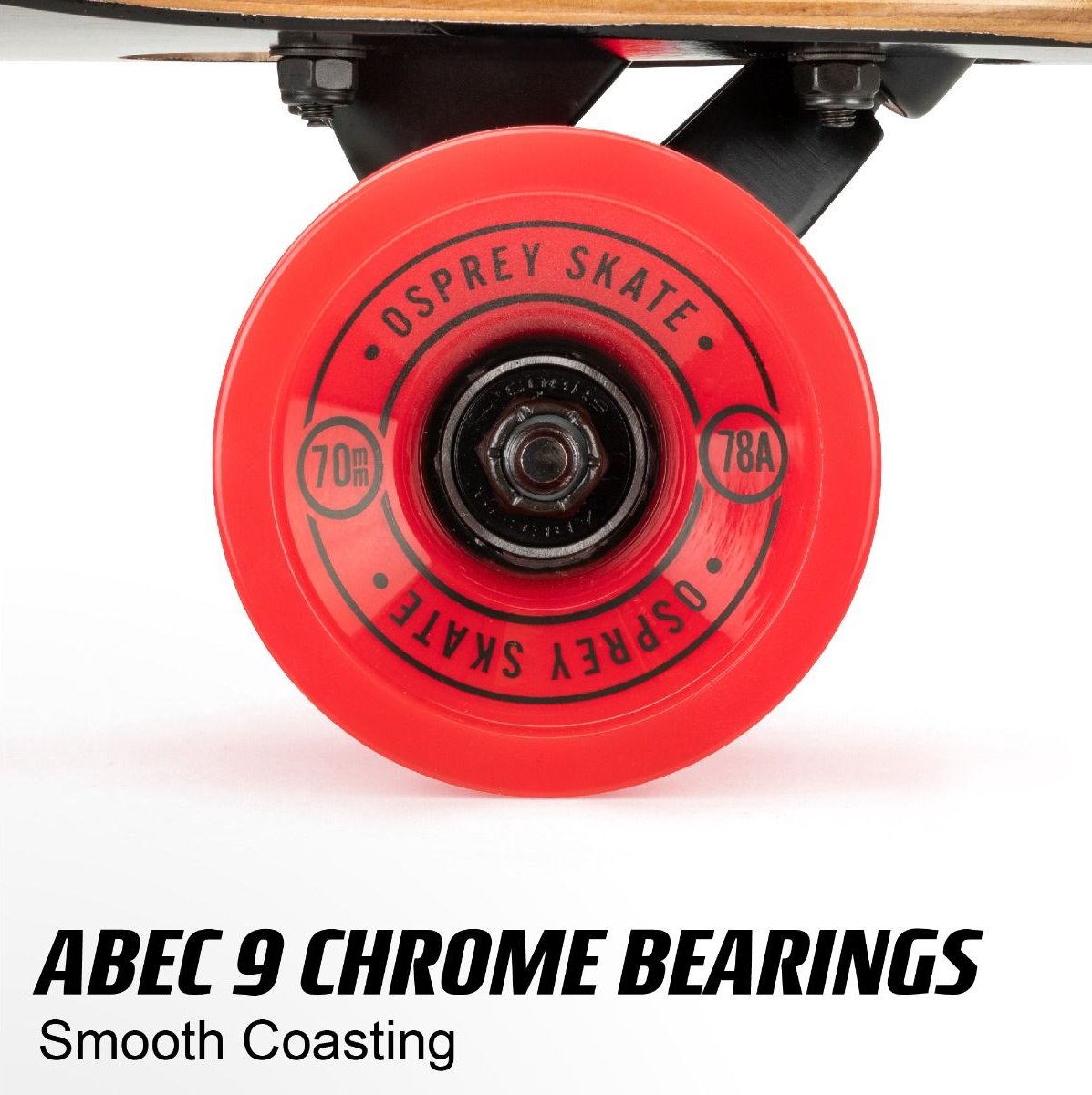 Osprey Shapes 39" Twin Tip Longboard - Drop-Through Trucks - ABEC 9 — afbeelding 19