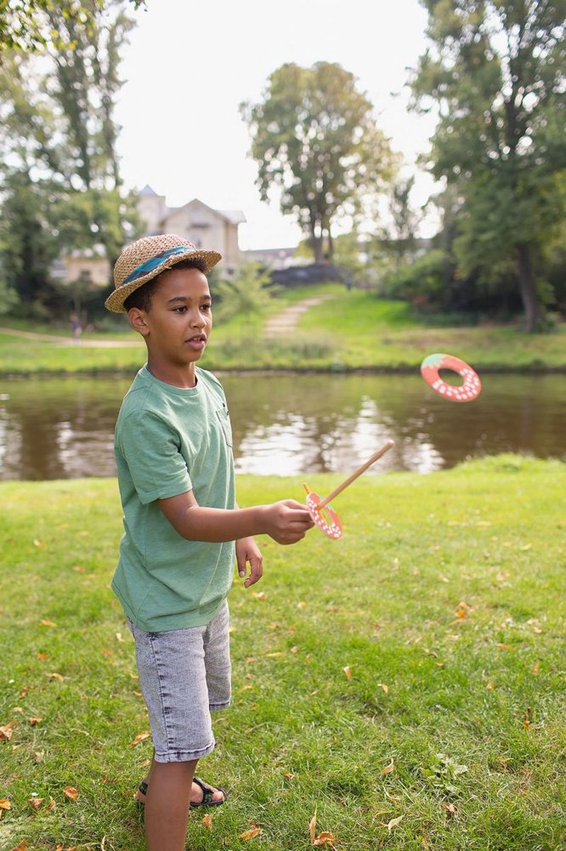BS Toys Vang het Fruit - Houten speelgoed - Actiespel - Vangspel - Spelletjes voor kinderen - Buiten speelgoed - Buitenspel - Buiten Spellen - Tuin Speelgoed — afbeelding 4