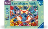 Bol.com Ravensburger puzzel Disney Stitch - Legpuzzel - 100 XXL stukjes aanbieding