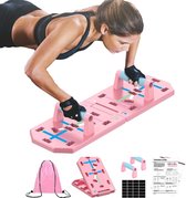 Roze push-up board Limited Edition push-up push-up board voor mannen en vrouwen Burnout Challenge oefenband voor krachttraining
