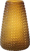 Vase XLBoom Dim Scale grand ambre H28cm