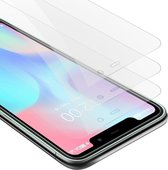 Cadorabo 3x Screenprotector geschikt voor Oukitel C22 - Beschermende Pantser Film in KRISTALHELDER - Getemperd (Tempered) Display beschermend glas in 9H hardheid met 3D Touch