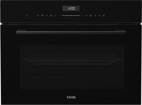ETNA CM250ZT - Oven met magnetronfunctie - Nis 45 cm - Zwart glas