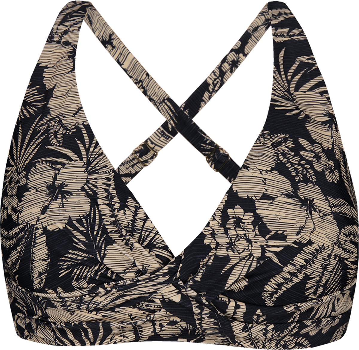 Barts Tuala Cross Halter Full Vrouwen Bikinitopje - Zwart
