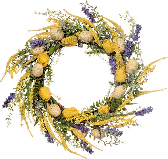COURONNE DE PÂQUES pour porte d'entrée, couronne de printemps pour la EUR 21,61 - IT COURONNE DE PÂQUES pour porte d'entrée, couronne de printemps pour la EUR 21,61 - IT