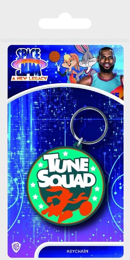 Warner Bros - Space Jam: A New Legacy - "Tune Squad" Rubberen Sleutelhanger 6cm
