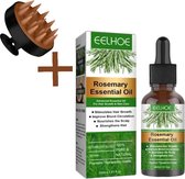 Rozemarijn Olie - Haarserum - Vegan - haaruitval - Plus Scalp massager - Wonderolie - Hoofdhuid - Rosemary Oil - Haargroei