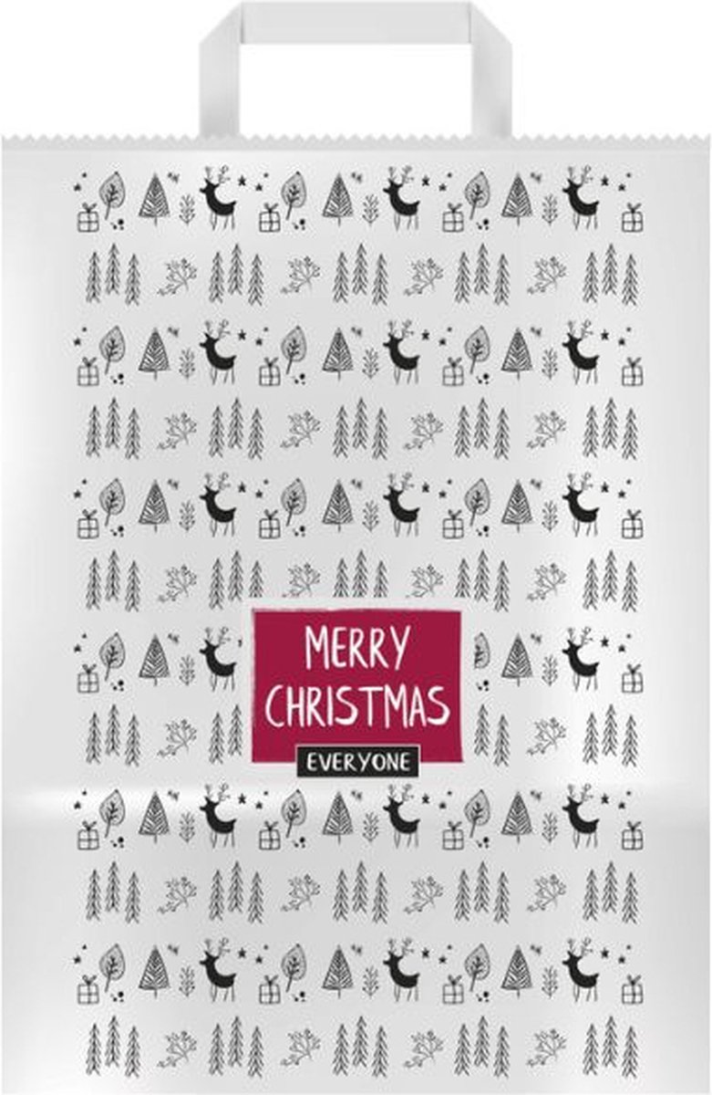Goedkoopste Papieren tas - Kerst - 32x16x40cm - 250 st/ds.