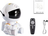 Luxe Galaxy Projector – Sterren Projector – Sterrenhemel – Astronaut – Bekend van TikTok – Nachtlampje – Met Afstandsbediening - Wit