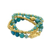 Nieuwe Collectie - Armbandenset - Armband - Biba - Voorjaar - Zomer - Mix03 - Turquoise