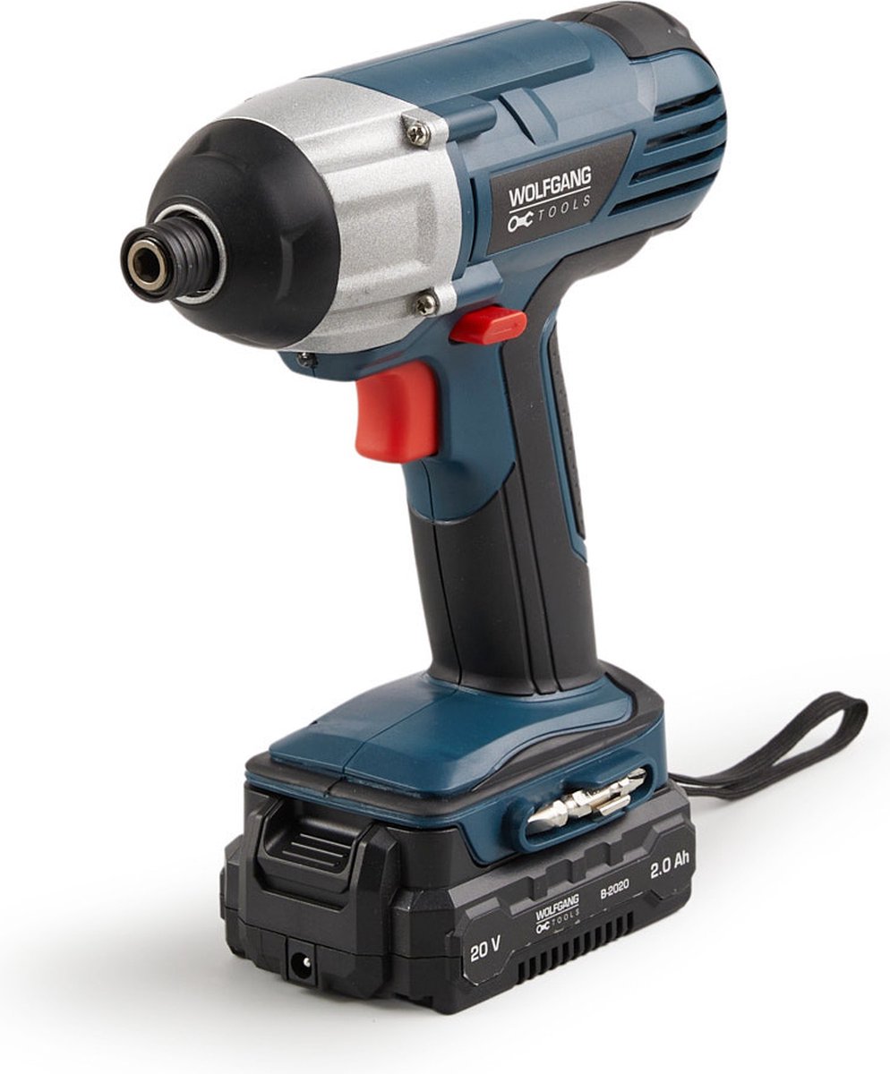 Accu slagmoersleutel 20V - Incl. 2x2.0Ah Accu's en snellader