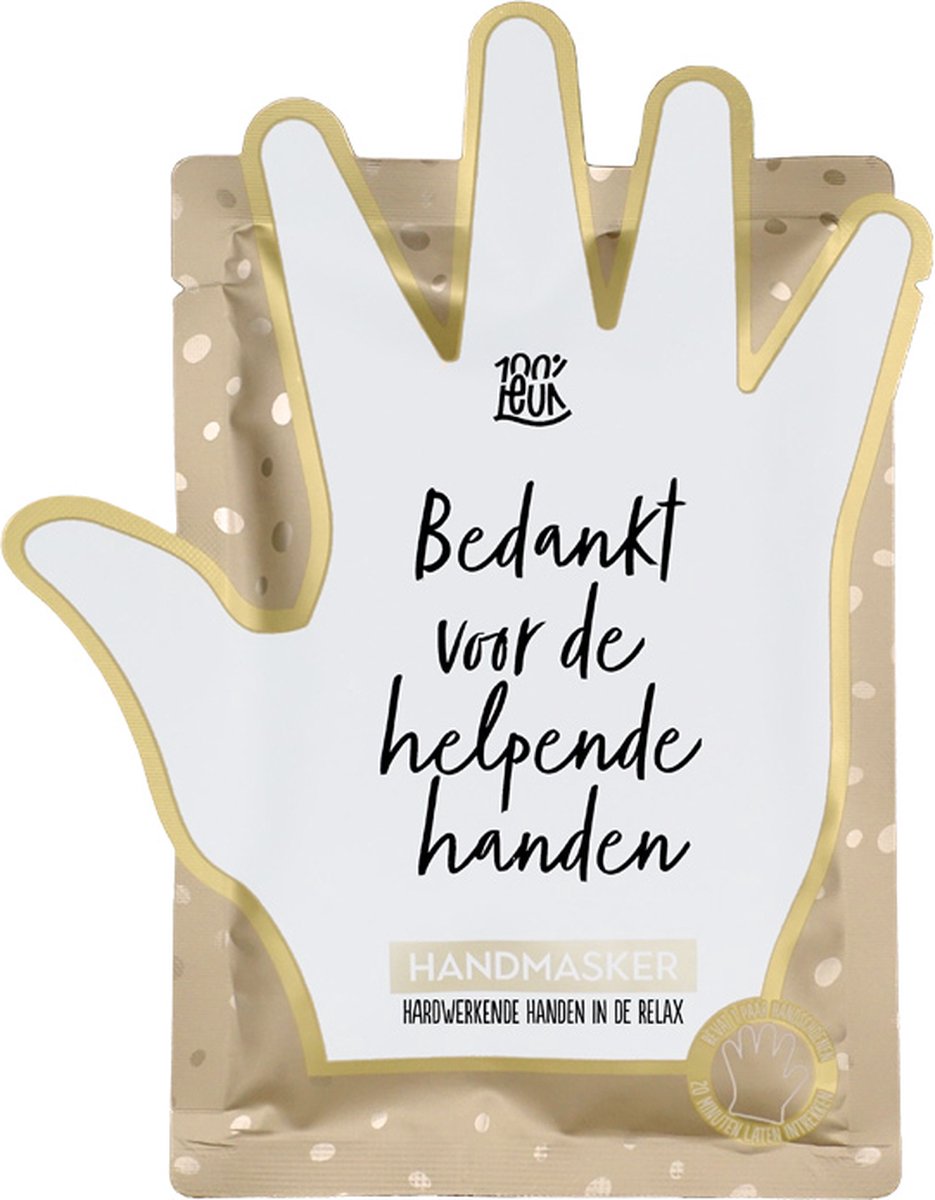 Handmasker - Bedankt voor de helpende handen