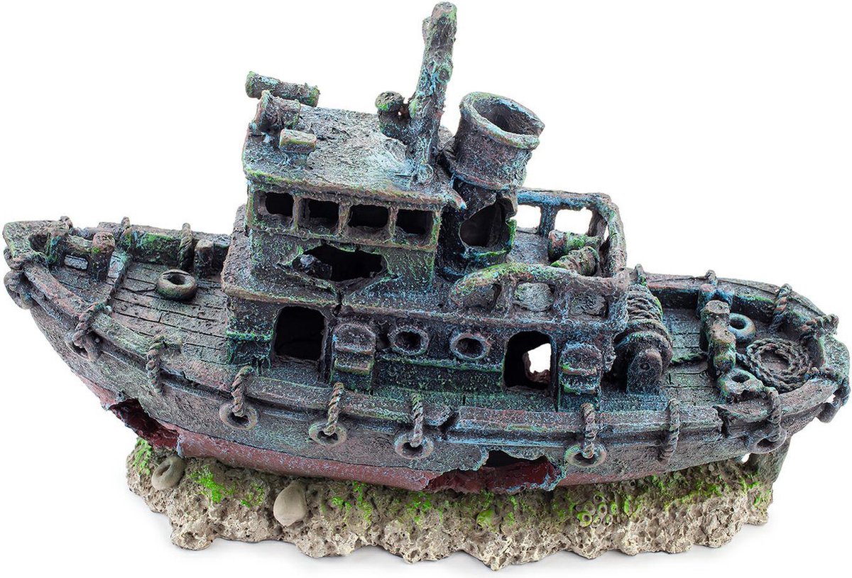 Happet - Resin Ornament - Happet R098 Shipwreck 30,5 Cm - S-r098sh - 1st
