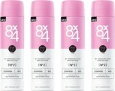 8x4 Deo Spray No 2 Clear Rose 4 x 150 ml