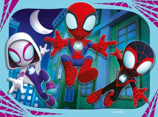 Ravensburger Spidey and his Amazing Friends 4in1box puzzel - 12+16+20 ...