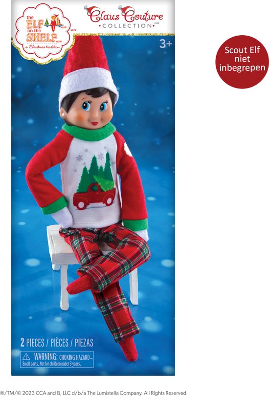 ELF ON THE SHELF The Elf On The Shelf - Trees And Farm Pajamas. (Zonder Popje)! — afbeelding 3