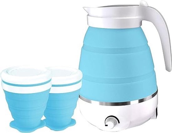 Opvouwbare waterkoker - ‎19,1 x 14 x 11,1 cm - ‎600 milliliter - Blauw