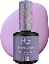 Pink Gellac Paarse Glanzende Gel Nagellak 15ml - Gelnagellak - Gelnagels Producten - Gel Nails - 186 Precious Lila