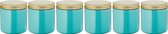 Scrubzout Hamam - 300 gram - Pot met gouden deksel - set van 6 stuks - Hydraterende Lichaamsscrub