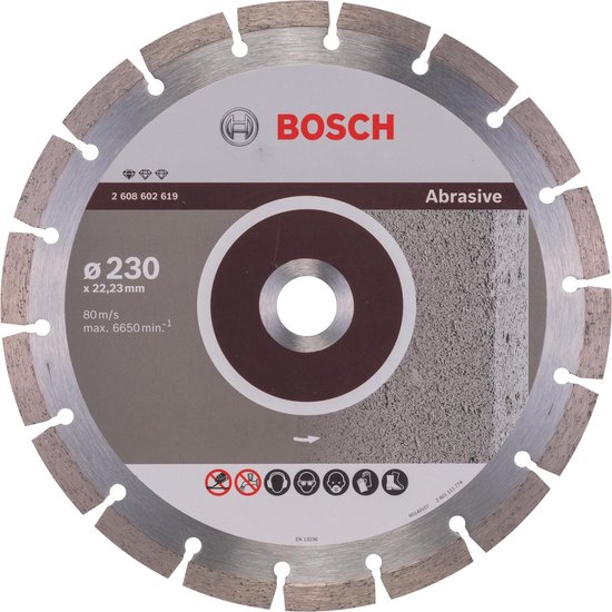 Foto: Bosch diamantdoorslijpschijf standard for abrasive 230 x 22 23 x 2 3 x 10 mm