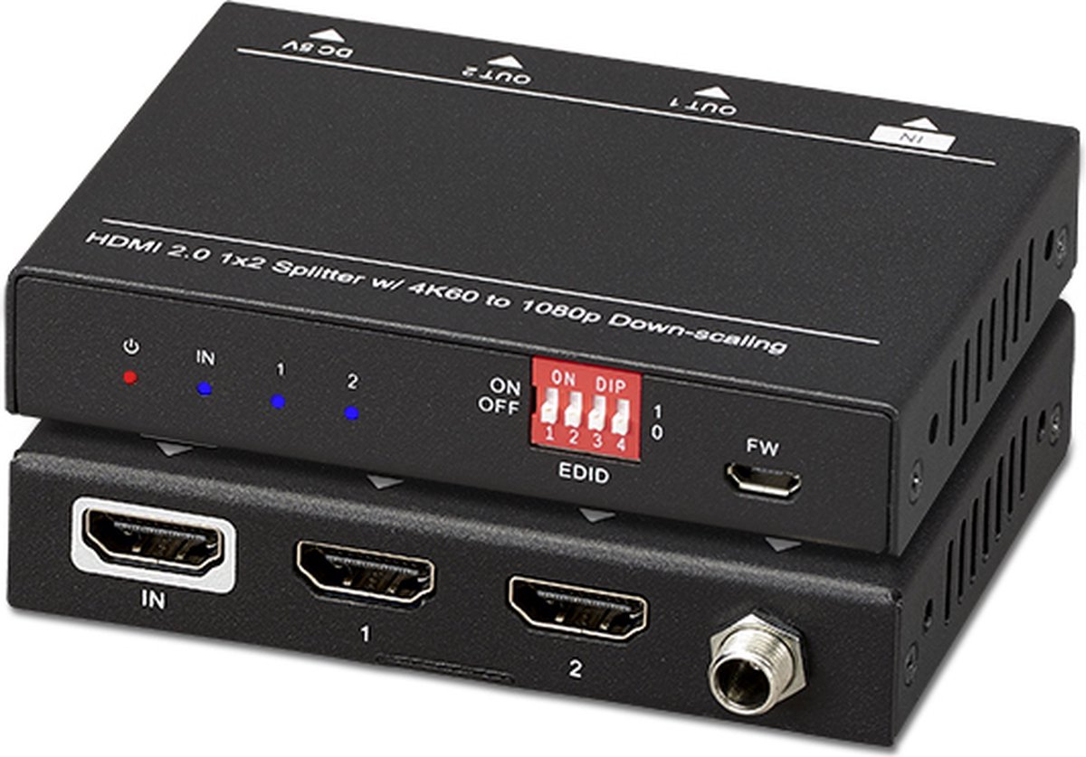 KanexPro SP-1X2SL18G video splitter HDMI 2x HDMI