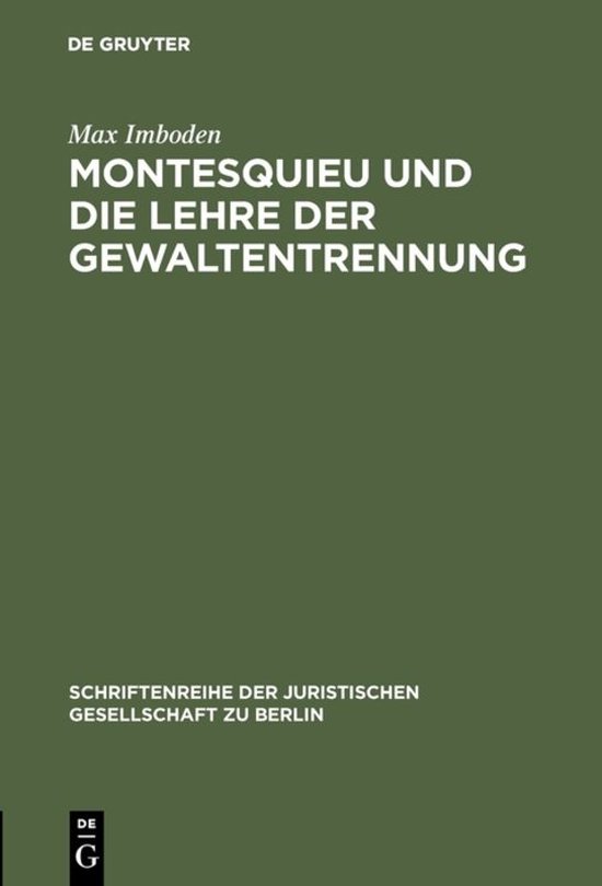 Schriftenreihe der Juristischen Gesellschaft zu Berlin1- Mon ... - cover