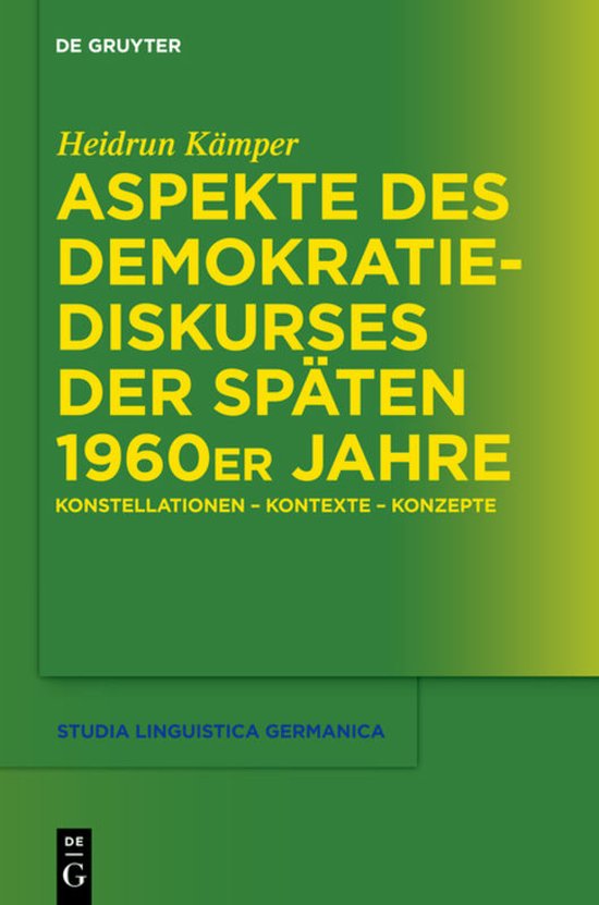 Aspekte des Demokratiediskurses der späten 1960er Jahre - cover