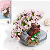 LOZ - Sakura - bouwsteen – kersenboom – huisdecoratie - kamerdecoratie – cadeau – geschenk – kunstof bloemen – puzzel – bouwpakket – hobby - kunst potplant – bonsai boom