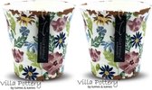 Bloempotten - Villa Pottery - Flowergarden 1_1 Multi - Decoratie - Terracotta - Bloempot