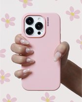 Nudient Hoesje geschikt voor Apple iPhone 14 Pro Max Siliconen Telefoonhoesje | Nudient Base Backcover | iPhone 14 Pro Max Case | Back Cover - Baby Pink | Roze