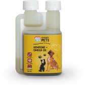 Excellent HempOne - Omega Olie - Aanvullend dierenvoer - Geschikt voor honden en katten - 100 ML - Druppels