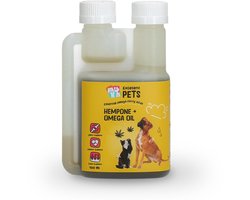Excellent HempOne 100 ML - Honden en katten supplementen - Omega Olie - Ondersteunt bij spanning - Aanvullende voeding - Druppels