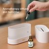 Kinscoter - Aroma Therapie - Diffuser - Luchtbevochtiger - Ultrasone - Cool Mist Maker - Led lampjes - Etherische Olie - Vlam Lamp Diffuser - Geur Verspreider - 180 ML - 6 tot 9 Uurtjes