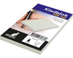 Kangaro kladblok - 6,75 x 11 cm - 100 vel met dekblad - K-55100