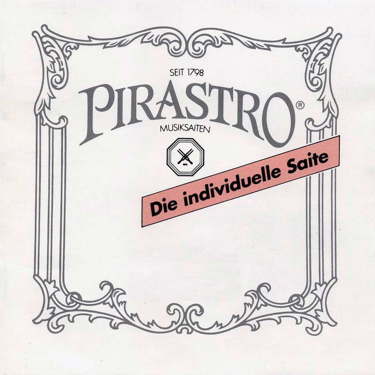 Pirastro P267620 pardessus (high-treble) string G-6 (16 1/2), gut core, silver-plated