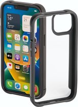 Hama Metallic Frame Cover Hoesje geschikt voor Apple iPhone 14 Plus - Hard Cover - Schokabsorberend - Perfecte Pasvorm - Zwart