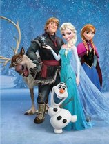 Poster - Frozen - Frozen poster - Disney - Frozen speelgoed - Poster kinderkamer - Poster Disney Princess - Canvas - 30 x 40 cm