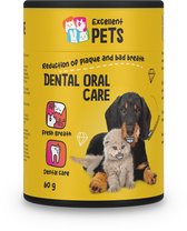 Excellent Dental Oral Care - Geschikt voor Hond en Kat - Poeder - Gebitsverzorging voor dieren - Mondconditie - 60 Gram