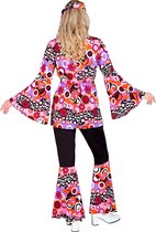 70's Groovy Kostuum Luchtbellen Roze | XL