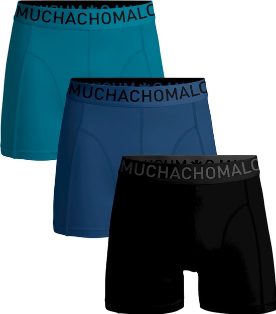Muchachomalo Boxers Homme - Lot de 3 - Taille L - Microfibre - Ultrastretch - Séchage rapide - Idéal pour le sport