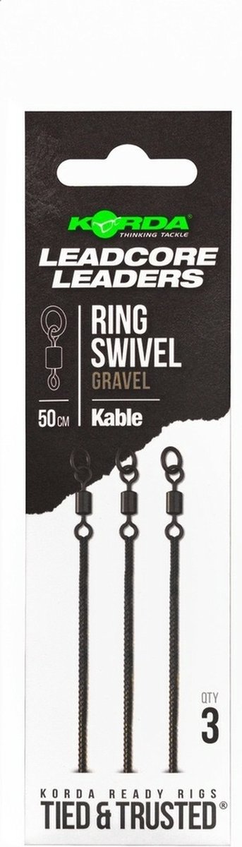 Kable Leadcore Leader Ring Swivel Korda — afbeelding 3