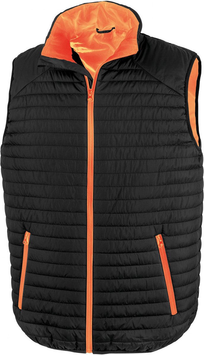 Result Bodywarmer Thermoquilt R239X - Black / Orange - S