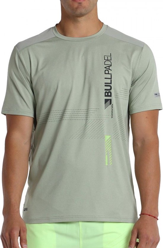 Bullpadel T-Shirt Adive Groen Padel Maat XL