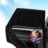 Pare-soleil de voiture - 2 pièces - Protection solaire pour vitres latérales - Pour bébés et Enfants - Protection UV