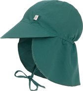 Lässig Splash & Fun Sun Protection Flapper Hat Chapeau de soleil avec protection du cou extra longue vert, 19-36 mois Taille 50/51