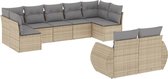 vidaXL-9-delige-Loungeset-met-kussens-poly-rattan-beige