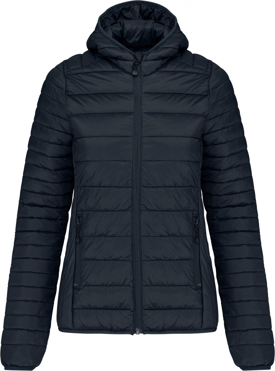 Kariban Ladies’ lightweight hooded padded jacket K6111 Blauw