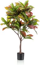 Kunstplant - Croton Codiaeum - Wonderstruik - 120 cm