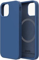 QDOS, Hoesje Geschikt voor Apple iPhone 13 mini Touch Pure met Snap MagSafe-compatibel, Marineblauw