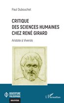 Critique des sciences humaines chez René Girard